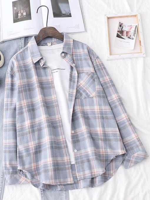 COMFY CHECK TSHIRTS