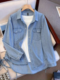 For beautifull womens denim  shirts